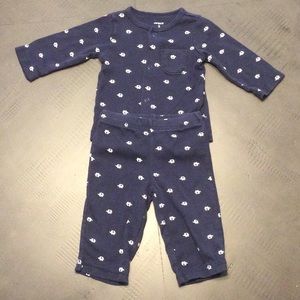 Carter’s Two Piece Button Up Pajama Set